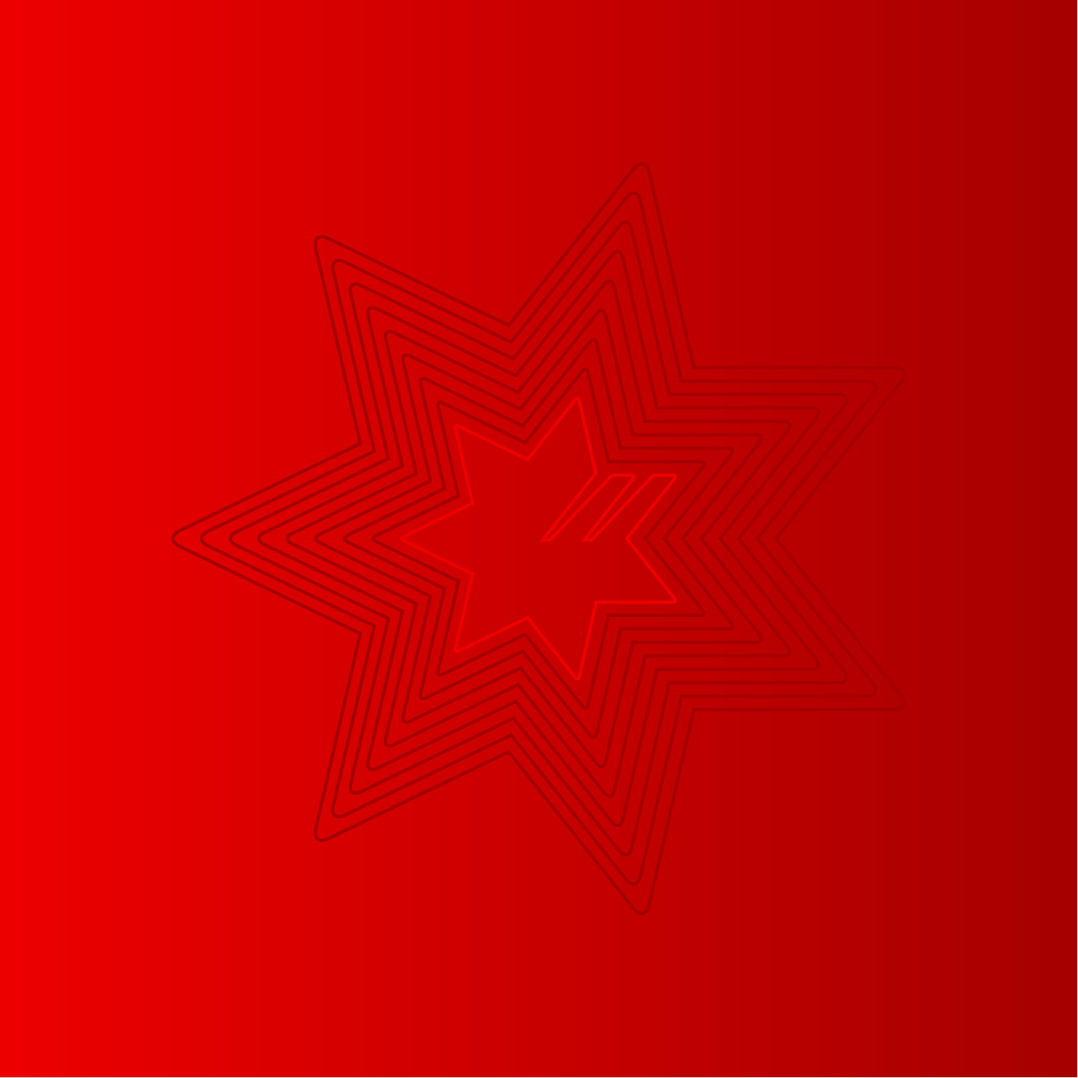 NAB red star logo with red background