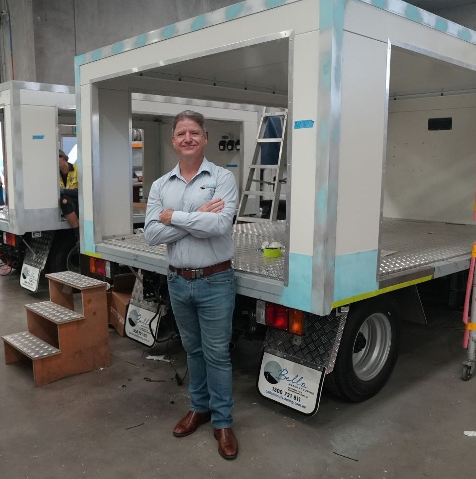 Andrew Blair - Director, Bella Manufacturing on the factory floor