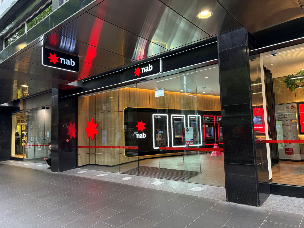 NAB collins st branch