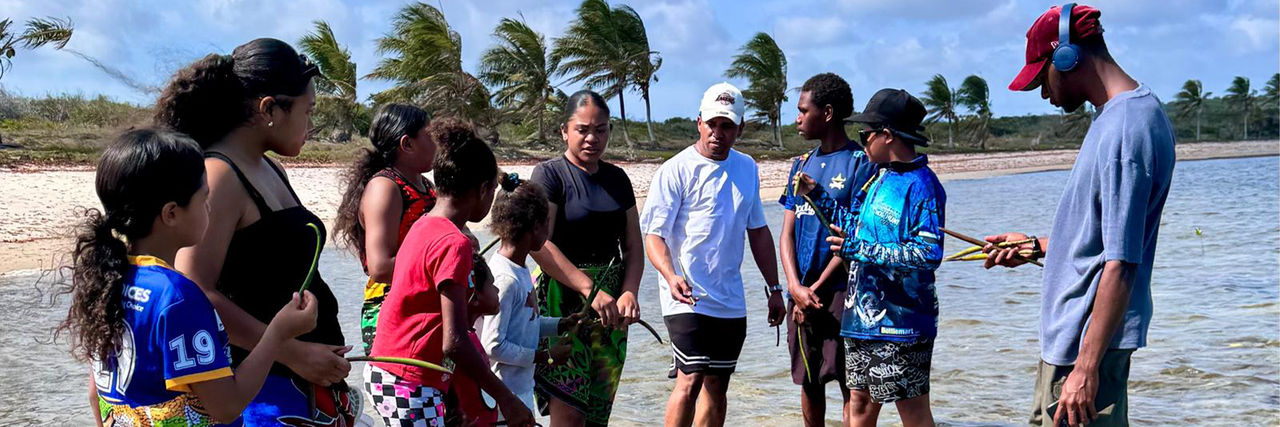 Kubin community youth on Moa Island care for their coastline and sea Country