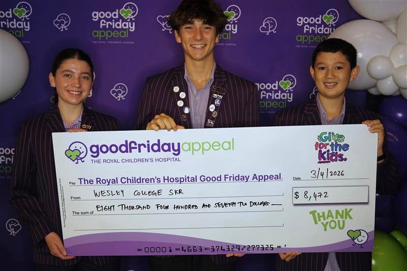 Students from Wesley College