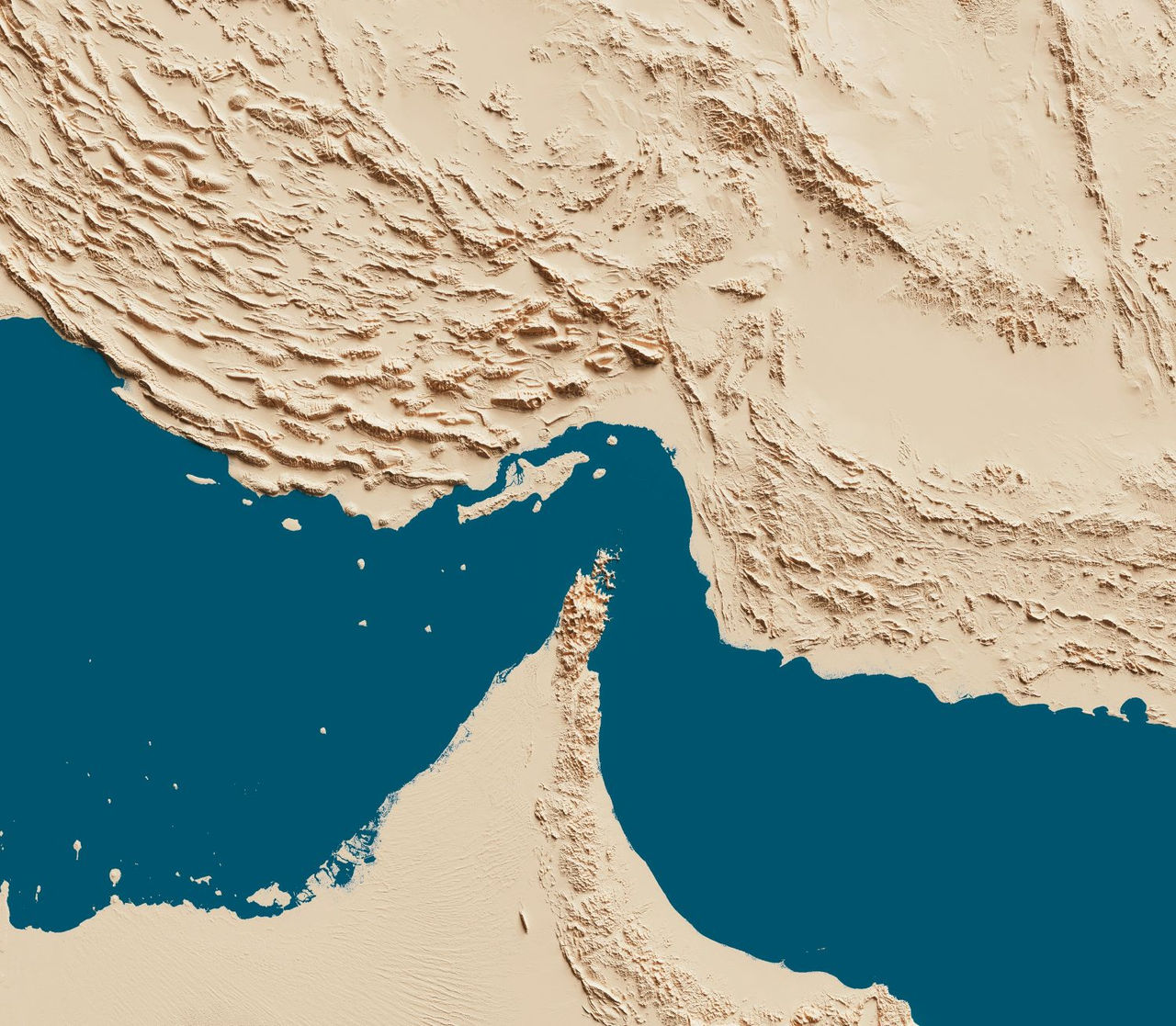 strait of hormuz map