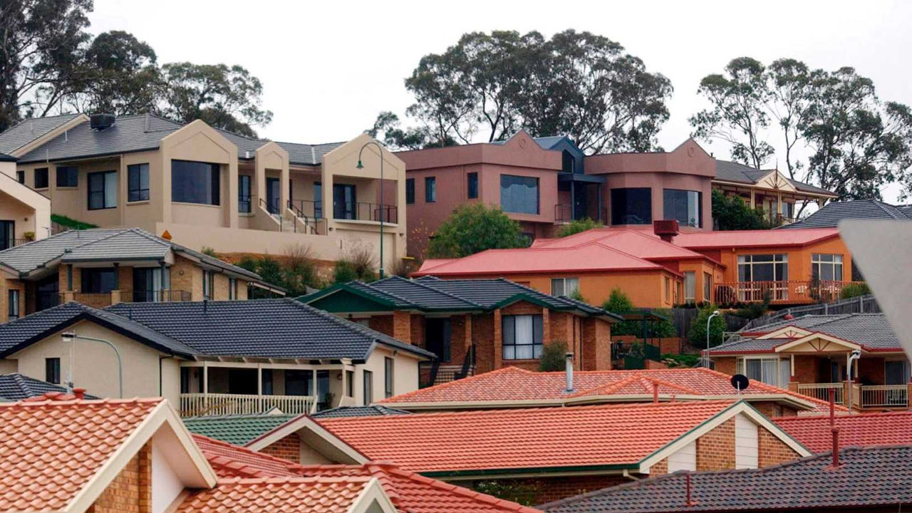 houses with rooftop view