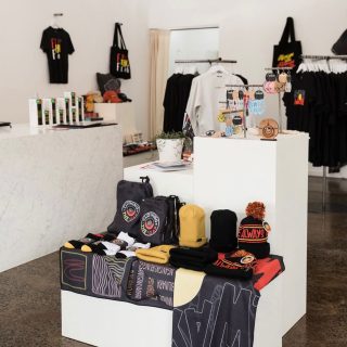 Photo of inside the Clothing The Gaps store.