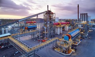 An aerial view of IGO Ltd's Kwinana plant