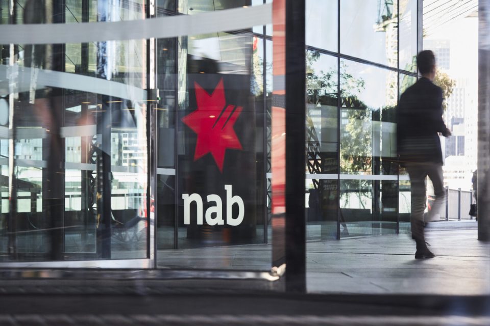 The NAB Logo outside an office